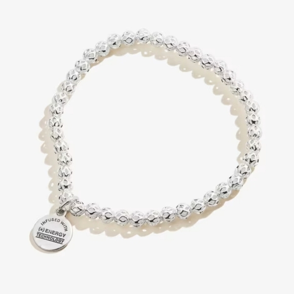 Alex & Ani Metal Beaded Stretch Bracelet - Picture 1 of 2